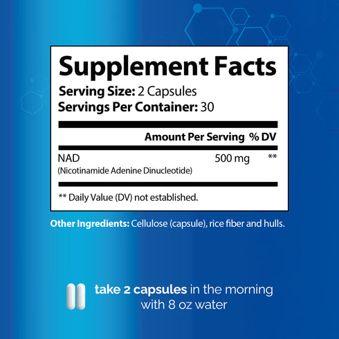HARMONIFY NAD Supplement (500mg of 95% Pure NAD+ Per Serving, 30-Day Supply) – Vegan, Non-GMO, NAD Booster for Longevity, Anti-Aging, Cellular Health, and Energy